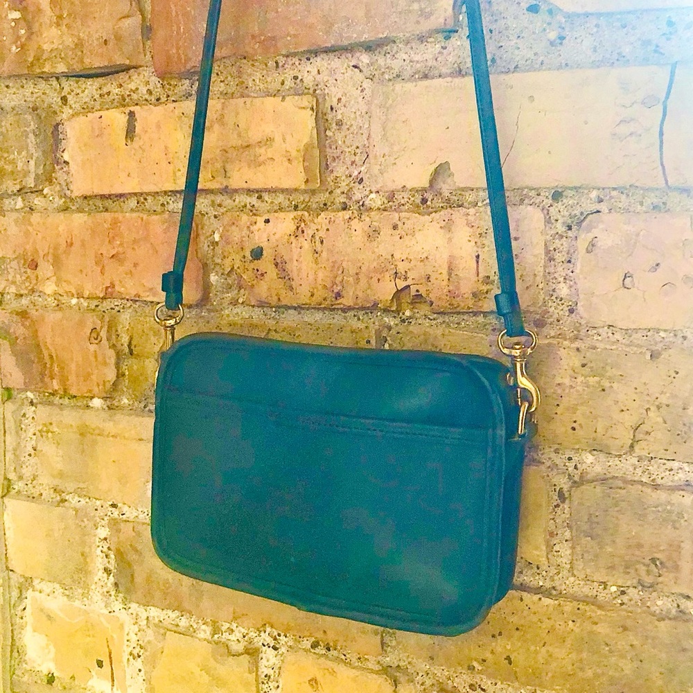 Coach Dark Green Shoulder Bag 9925